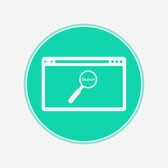 Browser search vector icon sign symbol