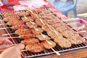 pork roast on street food