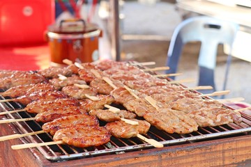 pork roast on street food