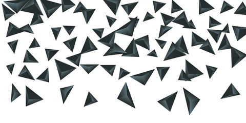 Triangular background. Abstract composition of 3d triangles. © niko180180