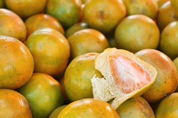 orange fruit at street food