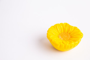 hand soap with flower shape