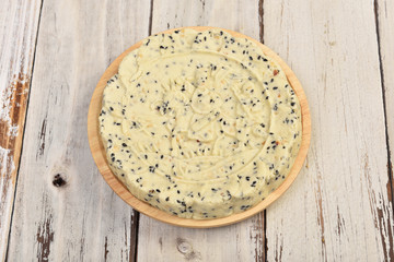 Taiwan traditional snack- Black sesame almond cake
