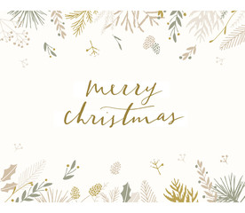 Christmas greeting card.