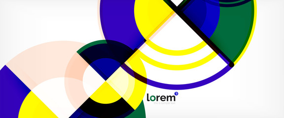 Fototapeta premium Nowożytny geometryczny abstrakcjonistyczny tło