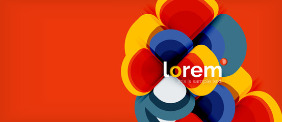 Geometric modern abstract background