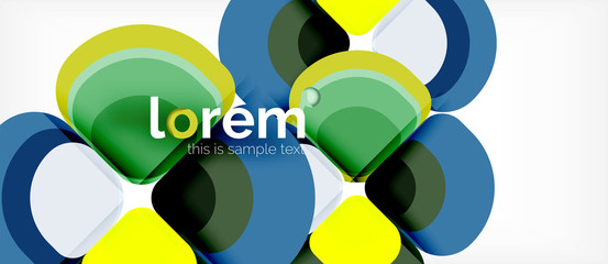 Geometric modern abstract background