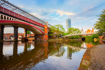 Castlefield - an inner city conservation area in Manchester, UK