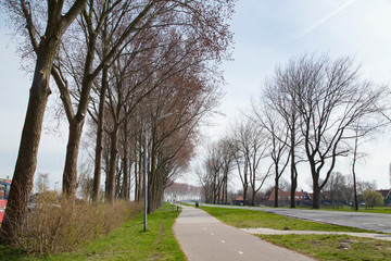 Landscape of the Zaandam town