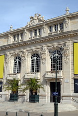 Fototapeta na wymiar Ville d'Epernay, Théâtre Gabrielle-Dorziat, théâtre à l’italienne de style Louis XV, département de la Marne, France
