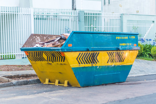 construction material waste dumpster