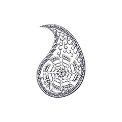 Paisley, ornament, leaf