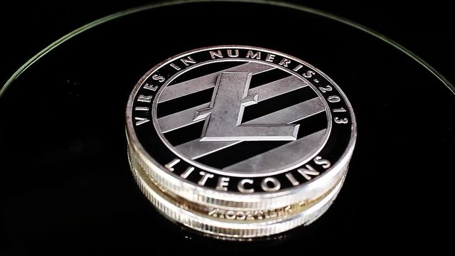 Litecoin sign symbol crypto money