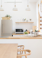 Obraz premium リビング・キッチン