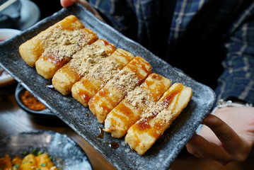 Brown sugar glutinous rice cake