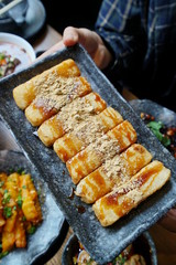 Brown sugar glutinous rice cake