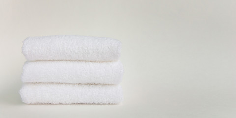 Beauty spa salon bath towels body care concept
