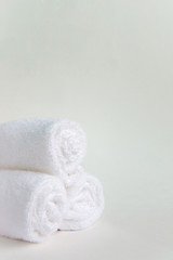 Beauty spa salon bath towels body care concept