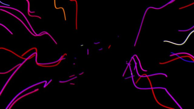 lines towards camera loop