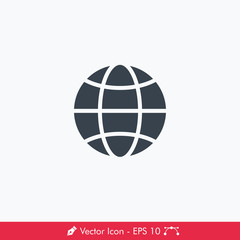 Globe Icon / Vector