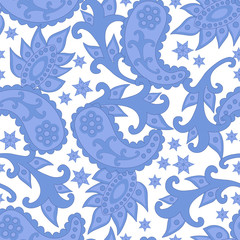 Paisley seamless pattern. Decorative ornament, vector
