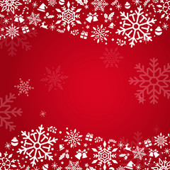 Red holiday design background vector