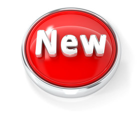 New icon on glossy red round button