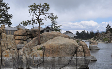Boulders in the river