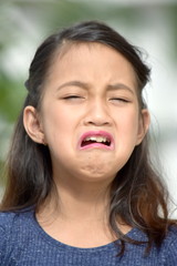 Tearful Teenager Girl