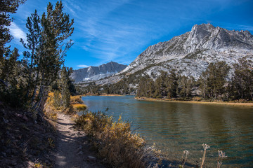 Fototapeta na wymiar Bishope Pass Trail Septemeber 2018