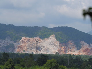 Fototapeta na wymiar rock mine