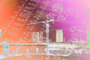 construction business industrial concept