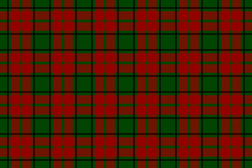 Christmas check pattern black, green and red. Design for wallpaper, fabric, textile, wrapping. Simple background