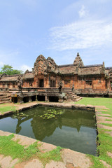 khao Phanom Rung castle,Prasat Hin Phanom Rung is a Khmer temple complex set on the rim of an...