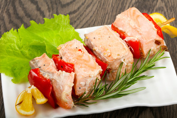 Salmon Skewer