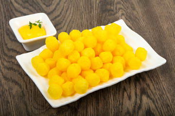 Cheese corn balls