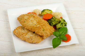 Chicken with sesame seeds