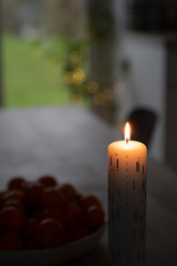 Christmas decoration with candle