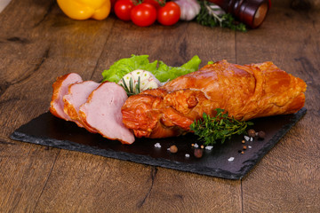 Smoked pork meat