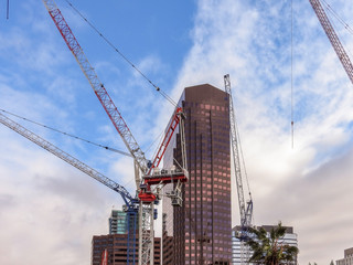 Fototapeta premium construction of modern building