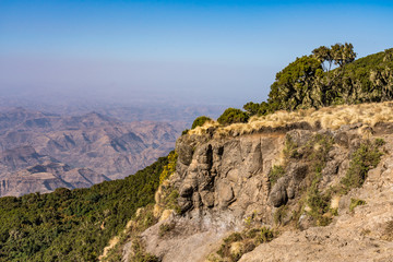 Fototapeta na wymiar Äthiopien - Sämen-Nationalpark - Simien Mountains