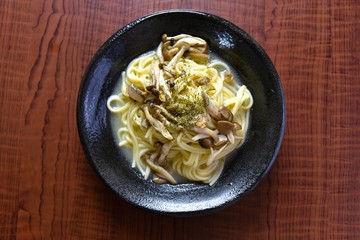 きのこのパスタ