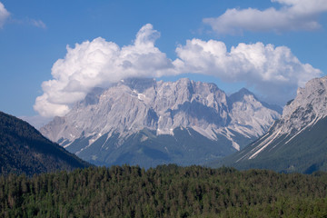 Panorama der Zugspitze in Deutschland