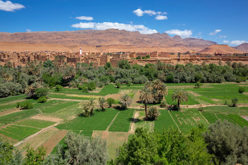 Old village in the Atlas Mountains, Morocco