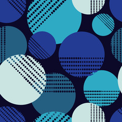 Polka dot seamless pattern. Points. Geometric background. Dots, circles and buttons. Can be used for wallpaper, textile, invitation card, wrapping, web page background.