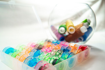 Colored Sewing Bobbins