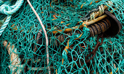 Green Fishing Net England