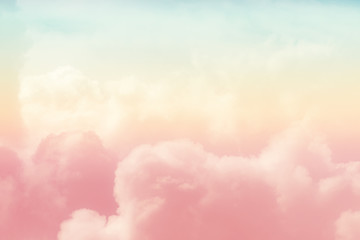 sun and cloud background with a pastel colored

