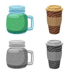 Vector design of drink and bar icon. Collection of drink and party stock symbol for web.