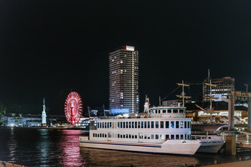 神戸港の夜景